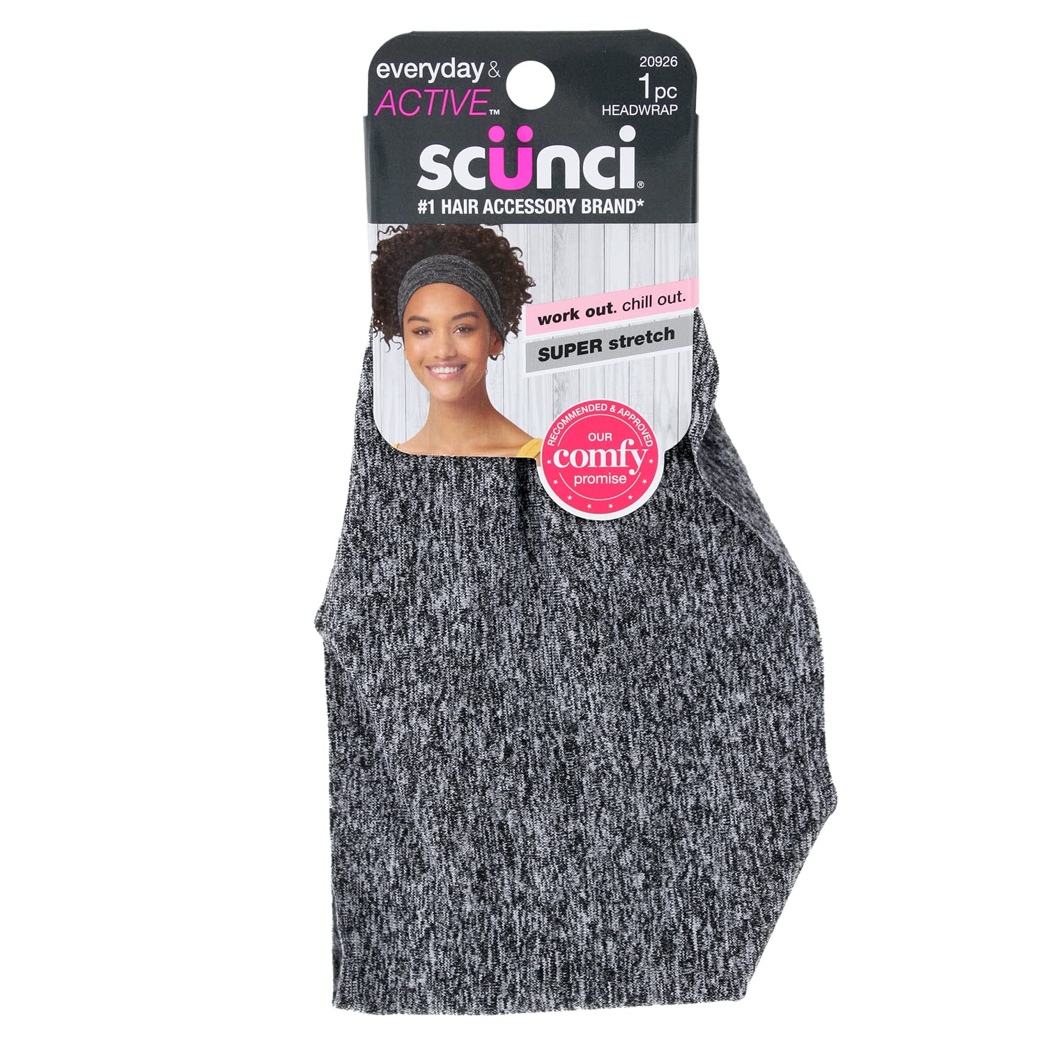 Scunci Everyday & Active Headwrap, 1-Piece