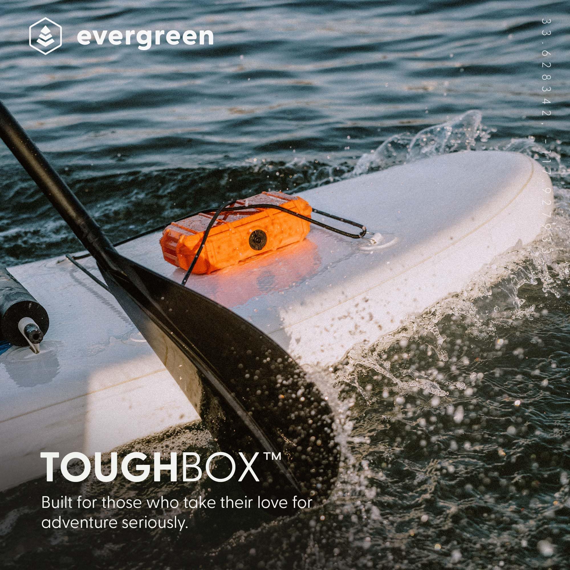 Evergreen 56 Clear Waterproof Dry Box Protective Case Colored Rubber Insert - Travel Safe/MilSpec/USA Made - Tackle Organization of Cameras, Phones, Camping, Fishing, Travel, Water Sports (Green)