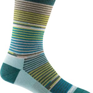 Darn Tough Women's Pixie Crew Lightweight Lifestyle Sock (Style 1692) - Teal, Medium