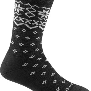 Darn Tough Women's Shetland Crew Lightweight with Cushion Sock (Style 6088) - Charcoal, Medium