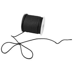 Demeras Fish Line, Wear Resistant 50meter/164ft 16 Strand Fishing Line for Wreck Cave Diving(Black)