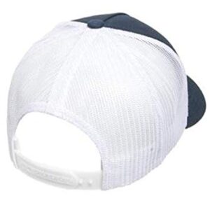 Denali Trucker Hat w/National Park Woven Patch (Navy/White)