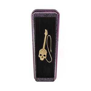 Briskdrop Dunlop KH95X Special Edition Kirk Hammett Signature Cry Baby Wah - Bundle with 6 Picks, Assorted,Purple (KH95x-6picks)