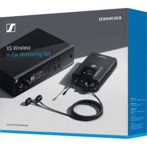 Sennheiser XSW IEM SET Stereo In-Ear Wireless Monitoring System A: 476 to 500 MHz (509146) Bundle with Auray Carrying Bag for Wireless System