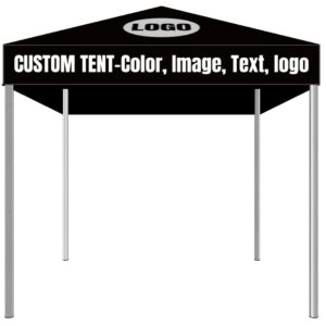 SOSITE Custom Logo Pop Up Canopy Tent for Trade Show with Roof-10x10