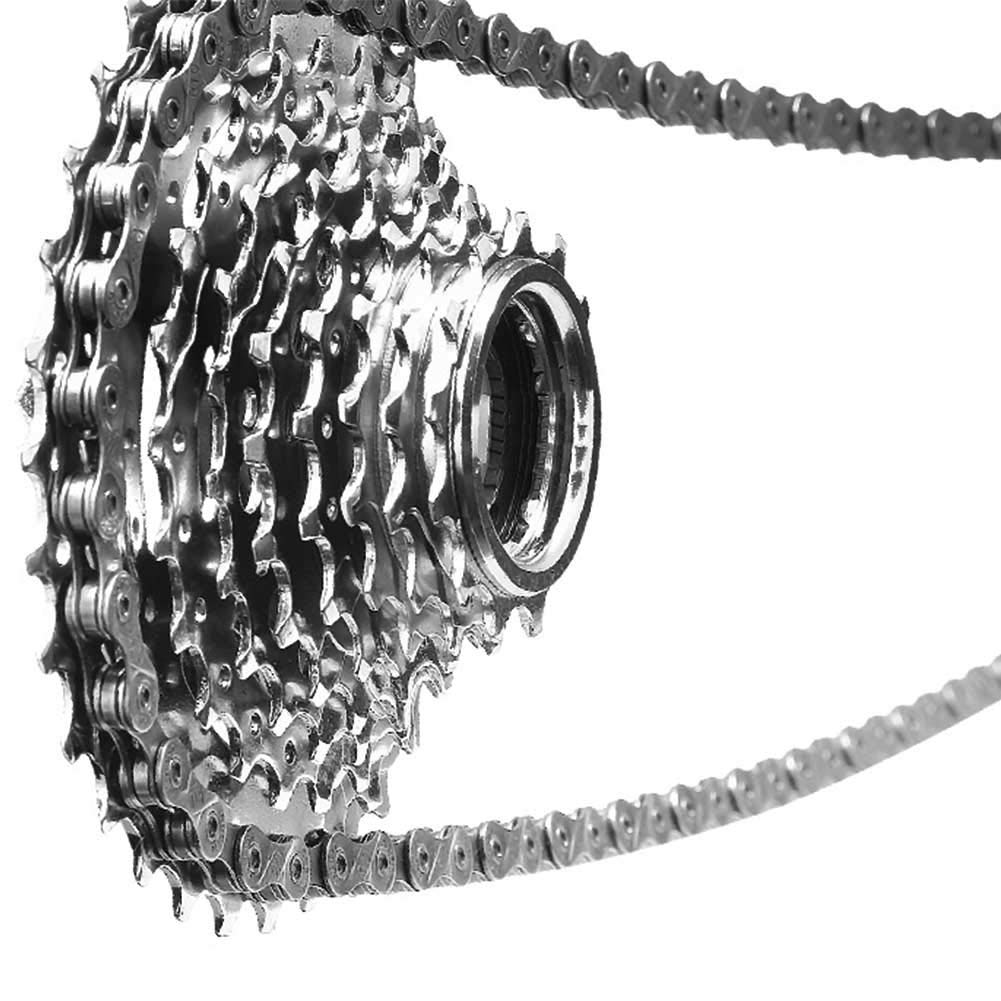 Bicycle Chain,Bike Chain,116 Links Steel Ultra Light 10 Speed Road Mountain Bike Chain Replacement Chains Accessory,For Road Bike Bicycle, Bike Chain,Bicycle Chain,116 Links Steel Ultra Ligbicycl