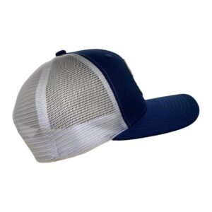 Denali Trucker Hat w/National Park Woven Patch (Navy/White)