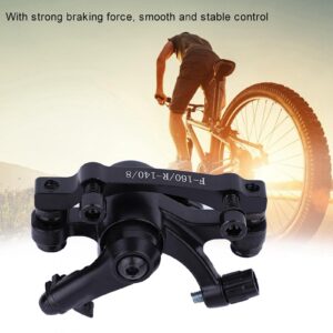 Pilipane Bike Disc Brake Kit, Metal Bicycle Brake Device, Front Rear Disc Brake Mechanic Tool-Free Pad Adjuster for Mountain Bike, Road Bike, Mechanic Tool-Free Pad Adjuster