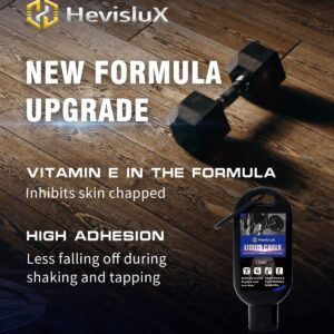 Hevislux Liquid Chalk. Improve Hand Grip for Gymnastic, Rock Climbing, Weightlifting. Quick-Drying Formula. Easy use, no Mess, Added Vitamin E. (250ml)