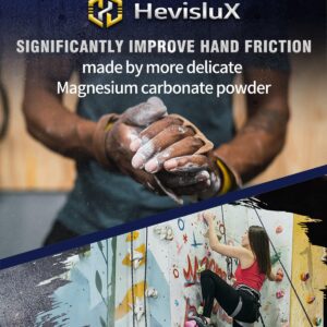 Hevislux Liquid Chalk. Improve Hand Grip for Gymnastic, Rock Climbing, Weightlifting. Quick-Drying Formula. Easy use, no Mess, Added Vitamin E. (250ml)