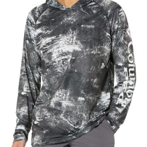 Columbia Men's Super Terminal Tackle Hoodie, Black Realtree Horizon, Medium