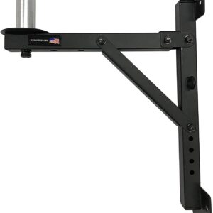 Cedarslink PA Speaker Wall Mount Brackets - 2 Pro-Audio Stands Post Holder DJ Stage Aluminum Peg Mount! Over 200 LB. Capacity!