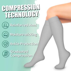 3 Pack Medical Compression Sock-Compression Sock for Women and Men-Best for Running,Nursing,Sports