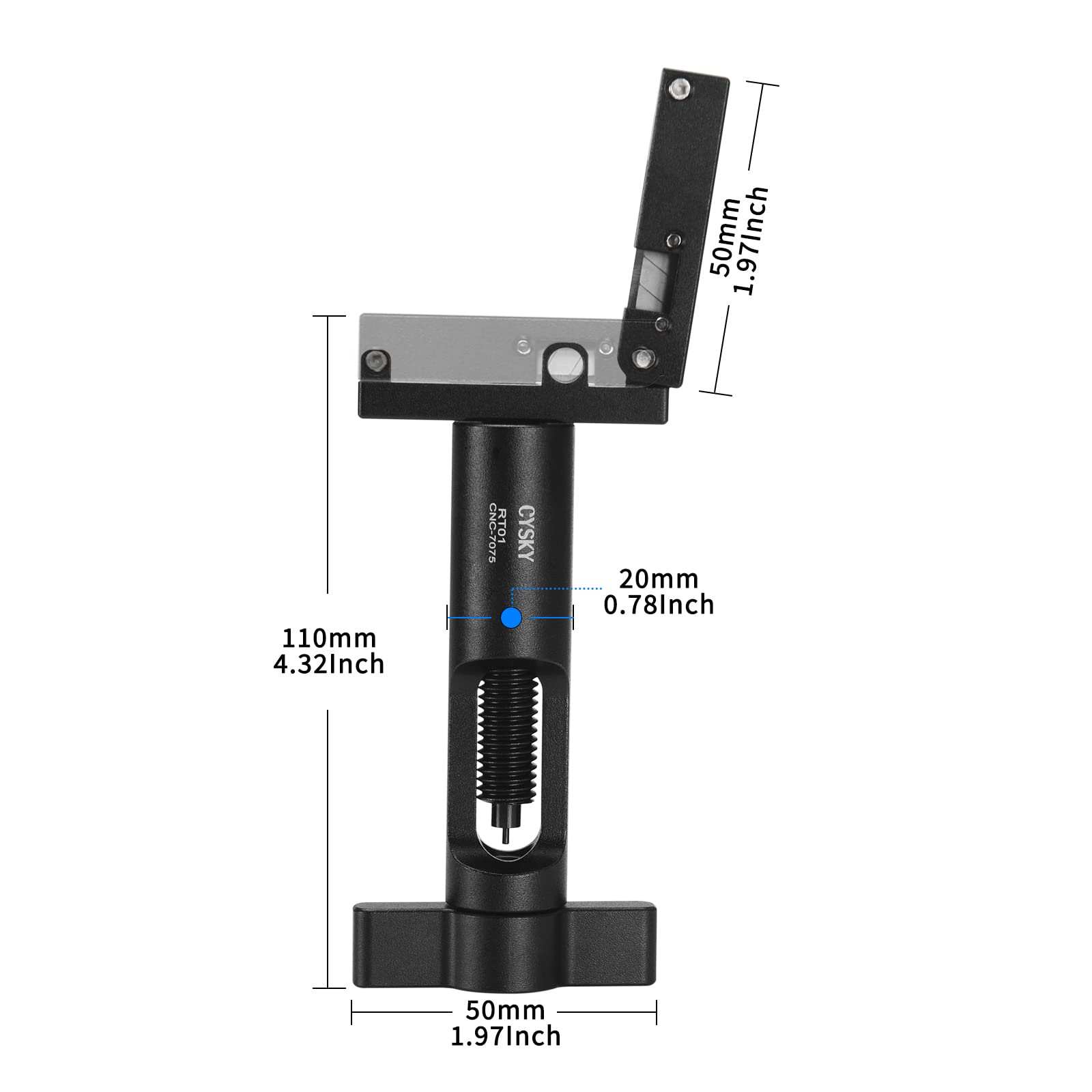 CYSKY 2 in 1 Upgraded Needle Driver Insertion Tool with Hydraulic Hose Cutter for MTB Road Bike, Olive Banjo Fitting Insert Install Tool (Black)