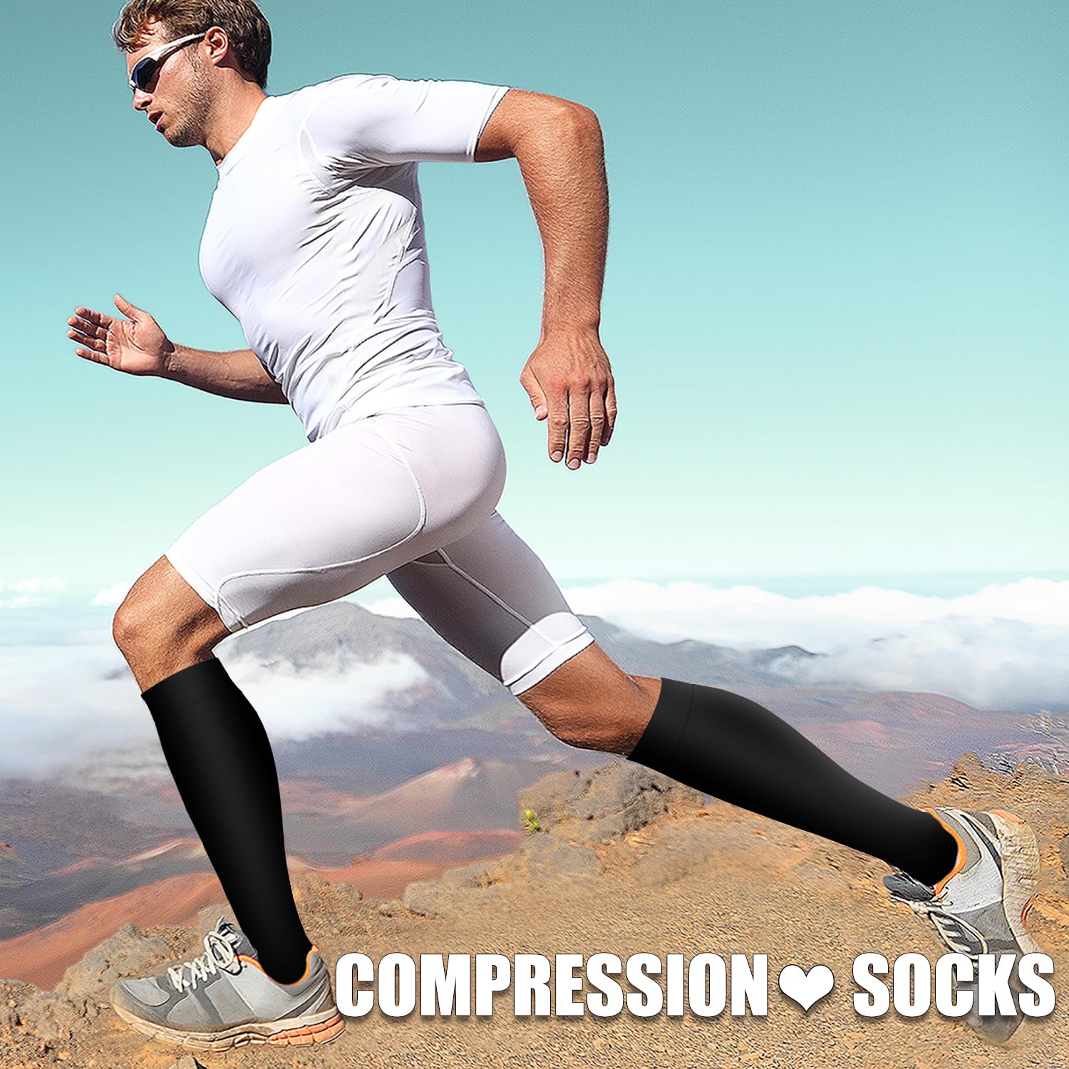 3 Pack Medical Compression Sock-Compression Sock for Women and Men-Best for Running,Nursing,Sports