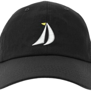 owndis Cap Sail Boat, Sailing Dad-EM-0050-Black