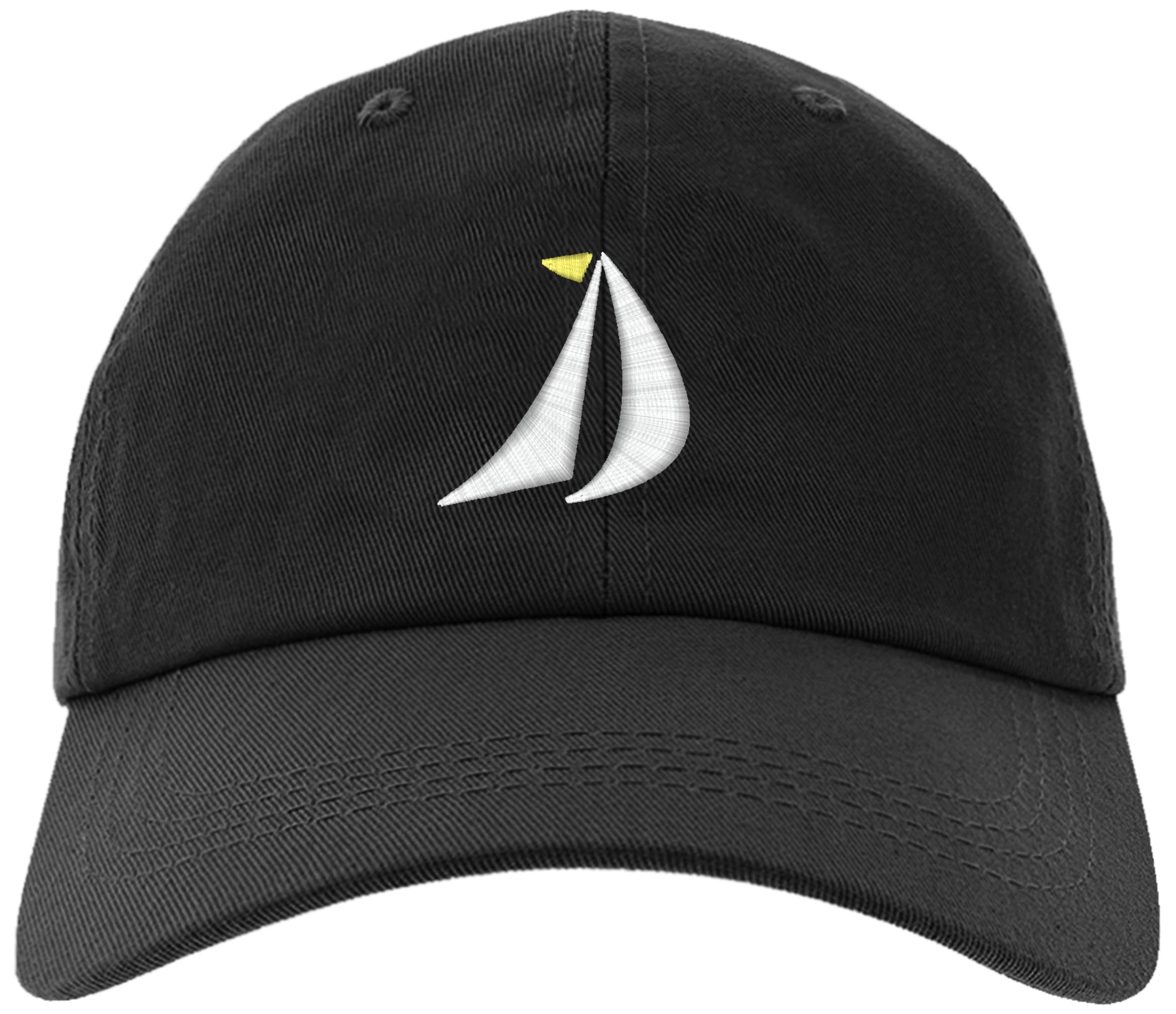 owndis Cap Sail Boat, Sailing Dad-EM-0050-Black