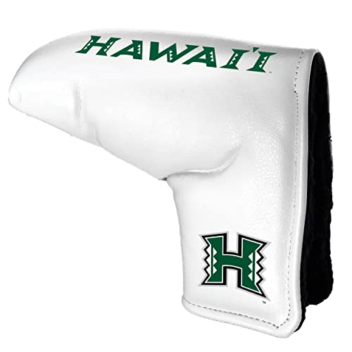 Team Golf NCAA Hawaii Tour Blade Putter Cover (White) - Printed Team Golf NCAA Tour Blade Putter Cover (White), Fits Most Blade Putters, Scotty Cameron, Taylormade, Odyssey, Titleist, Ping, Callaway