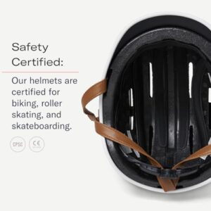 Thousand Kids Helmet – Free Reflective Sticker Pack to Customize, No Pinch Magnetic Buckle, Multi Sport Safety CSPC ASTM CE Certified – Jr Collection (Carbon Black)