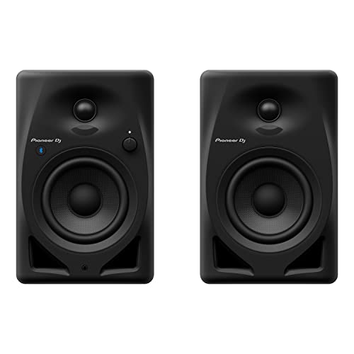 Pioneer DJ DM-40D-BT 4-inch Desktop Active Monitor Speaker with Bluetooth - Black