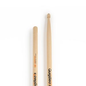 QuigBeats Drum Sticks, Premium Hickory 5B Drumsticks, Pitch Matched Drum sticks for Adults & Kids 1 Pair