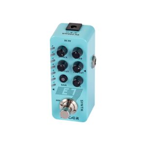 MOOER E7 Synth Pedal Trumpet, Organ, Sea wave, Weeyo, Saw wave, 8bits, EDM, Pad with individual Arpeggiator