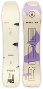 ride warpig unisex snowboard 158cm