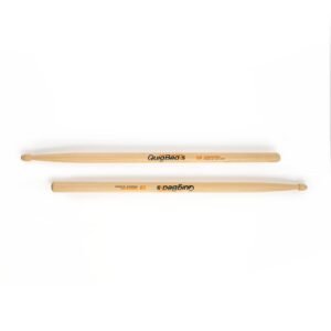 QuigBeats Drum Sticks, Premium Hickory 5B Drumsticks, Pitch Matched Drum sticks for Adults & Kids 1 Pair