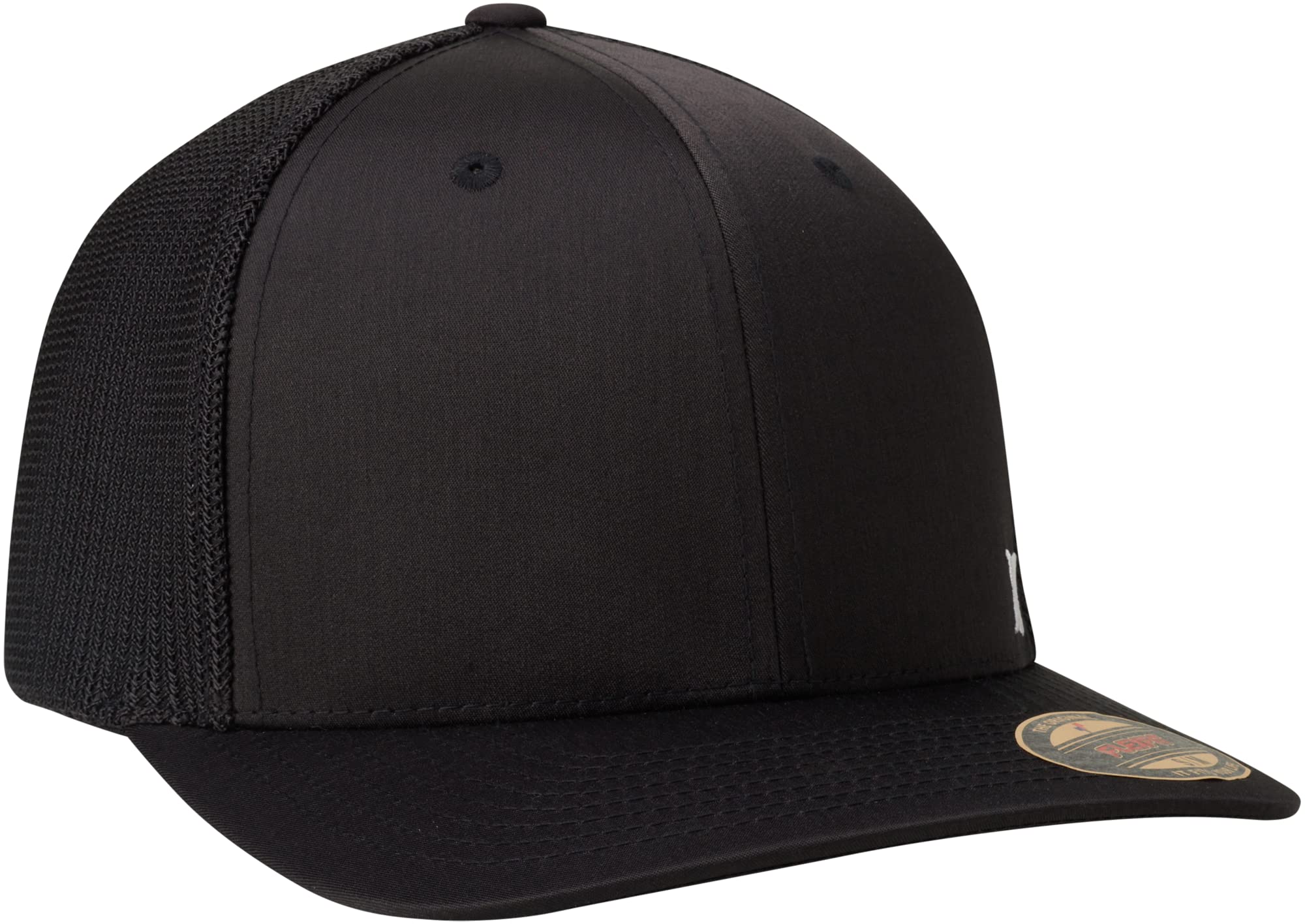 Hurley Men's Caps - Mini Icon Mesh Panel Baseball Cap - Fitted Hats for Men, Size Large-X-Large, Black