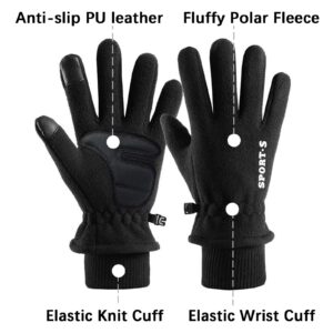 NOVEDAD Winter Gloves Men and Women/Windproof/Waterproof/Touch Screen/Increases The Grip Strength Thermal Glove for Driving Hiking Freezer Snow Work Cycling Running Outdoor Activities