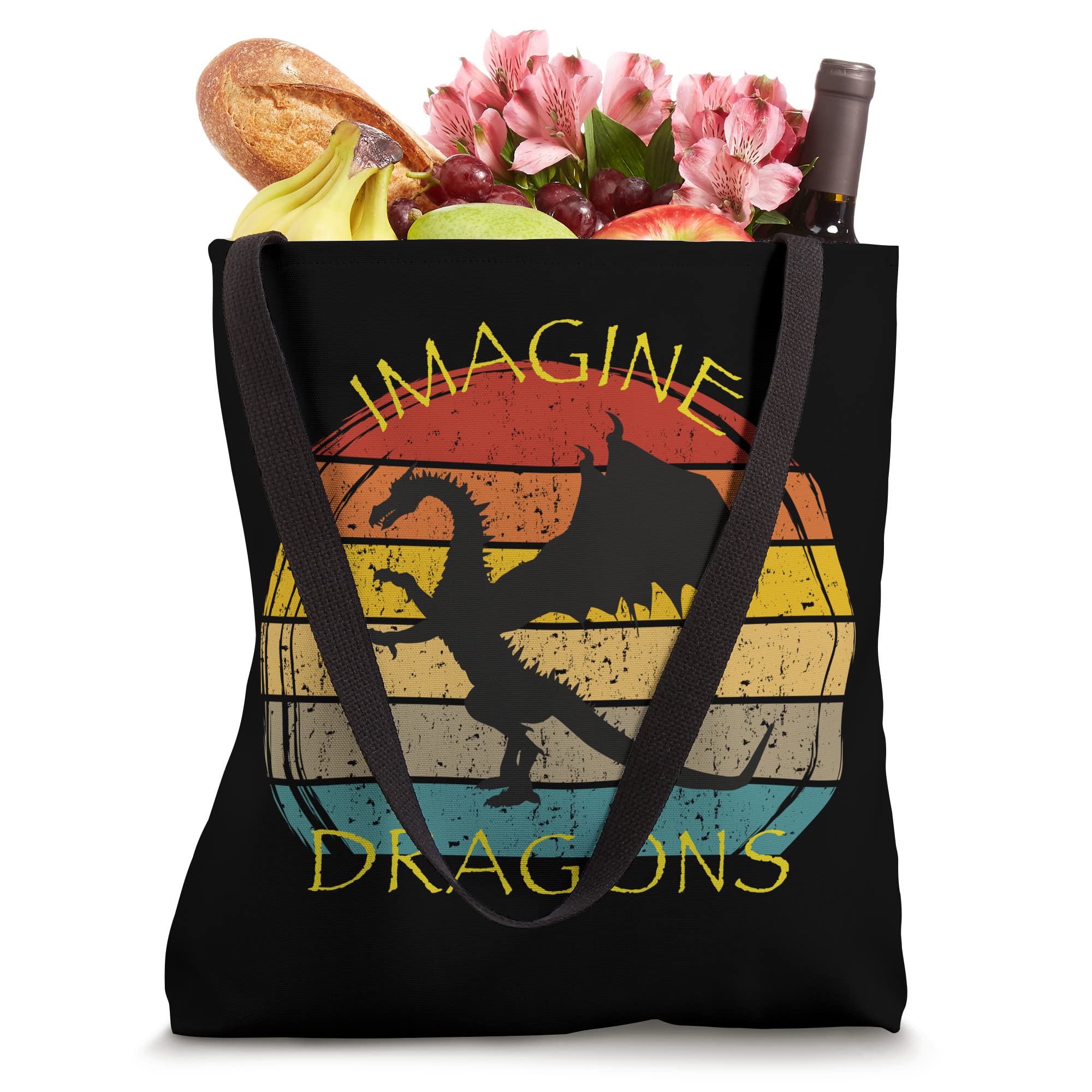 Imagine Magical and Mythical Fantasy Dragons II Tote Bag