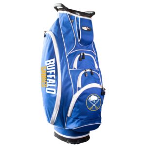 team golf nhl buffalo sabres albatross golf bag lightweight, 10-way club divider, spring action stand, insulated cooler pocket, velcro glove and umbrella holder & lift assist handles