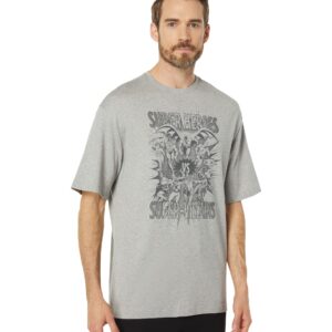 Reebok Men's Standard Graphic Tee, DC Comics/Medium Grey Heather, XX-Large