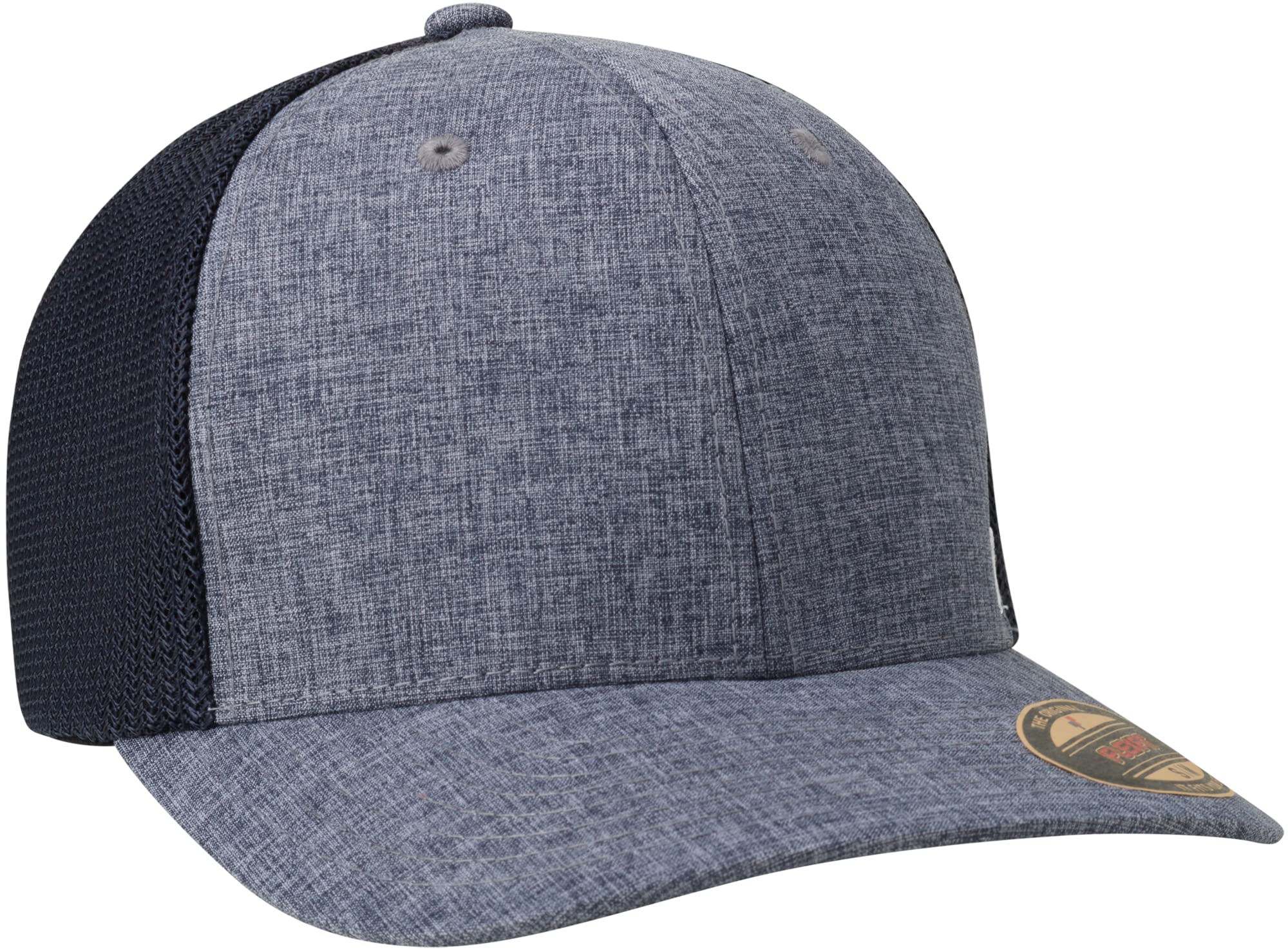 Hurley Men's Caps - Mini Icon Mesh Panel Baseball Cap - Fitted Hats for Men, Size Small-Medium, Obsidian