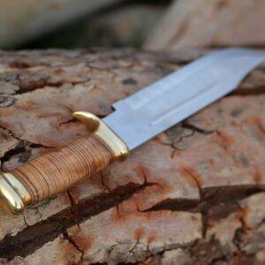 19 Inches High Carbon Steel Stainless Steel Blade with Brass Clip Guard and Pommel Knives | Camping Hunting Outdoor Survival Knives | Birthday Anniversary Xmas Gifts