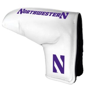 team golf ncaa northwestern tour blade putter cover (white), fits most blade putters, scotty cameron, taylormade, odyssey, titleist, ping, callaway