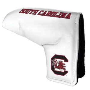 team golf ncaa south carolina tour blade putter cover (white), fits most blade putters, scotty cameron, taylormade, odyssey, titleist, ping, callaway