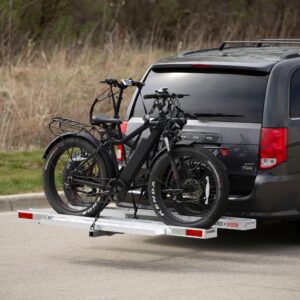 Black Widow Aluminum Double eBike or Fat Tire Bike Carrier - 600 lb. Capacity