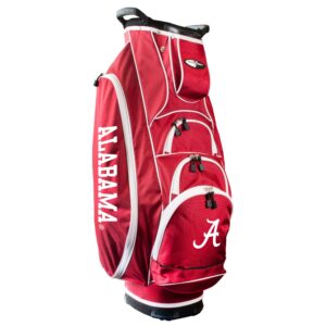 Team Golf NCAA Alabama Albatross Golf Bag Lightweight, 10-Way Club Divider, Spring Action Stand, Insulated Cooler Pocket, Velcro Glove and Umbrella Holder & Lift Assist Handles