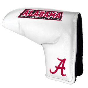 Team Golf NCAA Alabama Tour Blade Putter Cover (White) - Printed Team Golf NCAA Tour Blade Putter Cover (White), Fits Most Blade Putters, Scotty Cameron, Taylormade, Odyssey, Titleist, Ping, Callaway