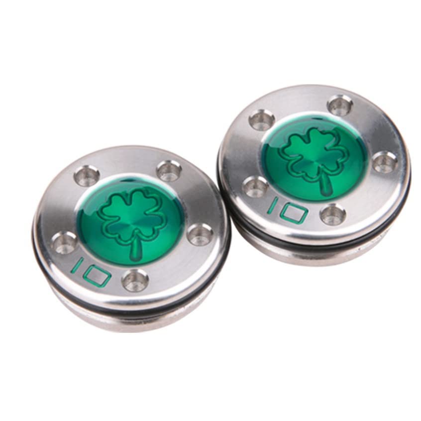 NA 2pcs Green Clover Golf Custom Weights for Titleist Scotty Cameron Newport Studio California Putters (2x10g)