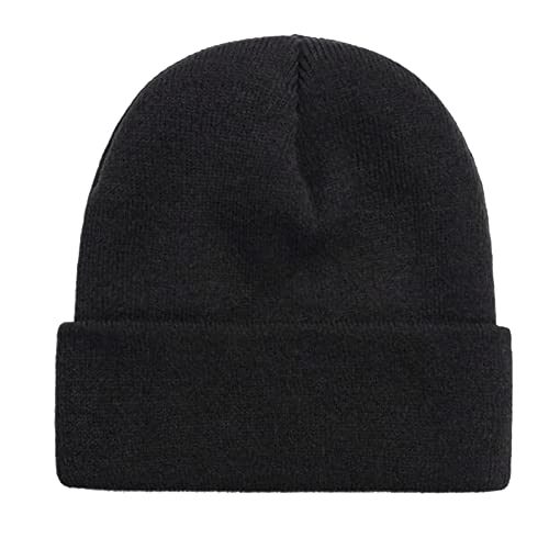 NPQQUAN 3 Packs Unisex Beanie Hats for Men Women Winter Knit Beanies Black+Black+Black