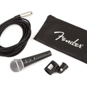 Fender Passport Conference S2 Portable PA System Bundle with Microphone, Compact Speaker Stands, XLR Cable, and Instrument Cable