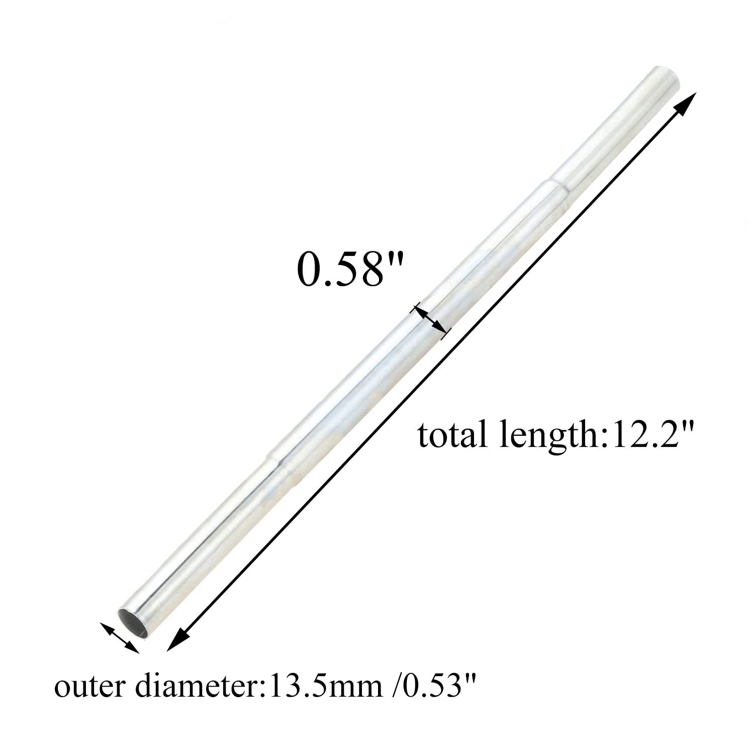 Pro Bamboo Kitchen Golf Club Extension 0.58" Steel Shaft Extender for Iron/Wood Golf Club