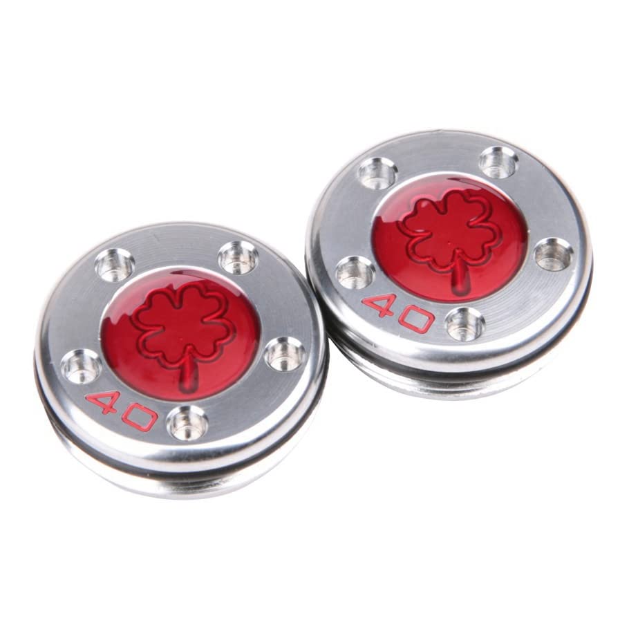 NA 2pcs Red Clover Golf Custom Weights for Titleist Scotty Cameron Newport Studio California Putters (2x40g)