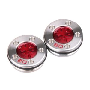 NA 2pcs Red Clover Golf Custom Weights for Titleist Scotty Cameron Newport Studio California Putters (2x20g)