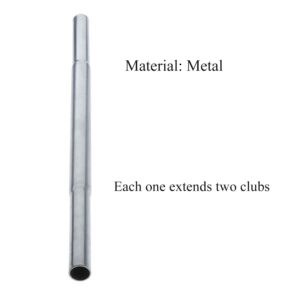 Pro Bamboo Kitchen Golf Club Extension 0.58" Steel Shaft Extender for Iron/Wood Golf Club