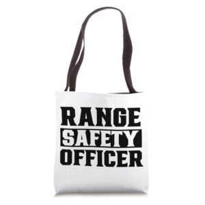 Range Safety Officer Worker Team Job Tote Bag