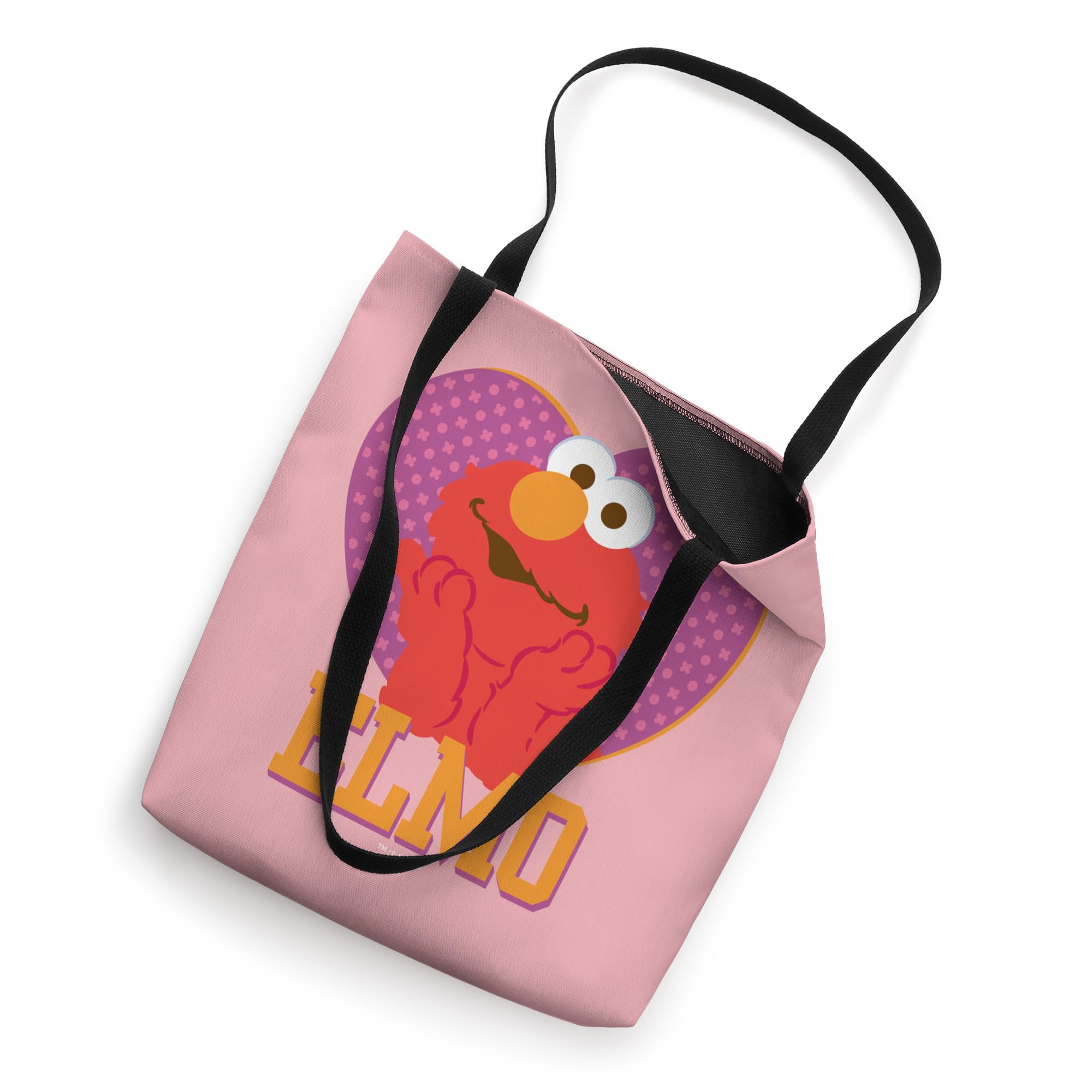 Sesame Street Patterned Elmo Heart Tote Bag