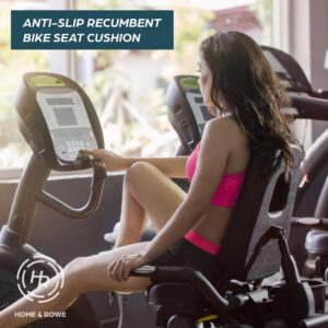 Recumbent Bike Seat Cushion - Anti Slip Large Exercise Bike Seat Cushion Pad - Ideal Recumbent Bike Cushion fits All Recumbent Exercise Bike Including Extra Wide and Desk Bike- Gel Pad